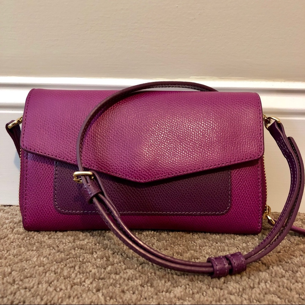 Leather Vera Bradley Crossbody.